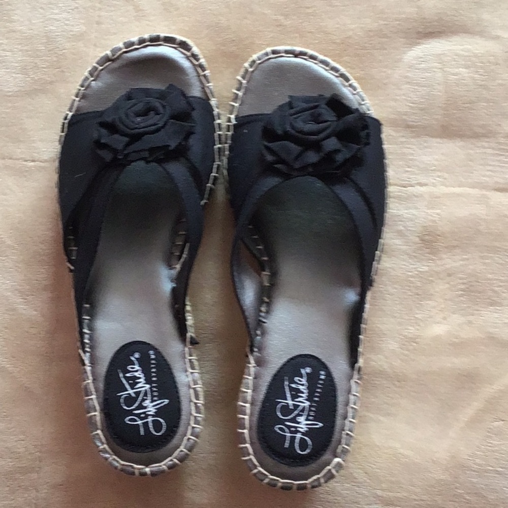 Life Stride open toe espadrilles